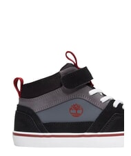 TIMBERLAND STONE JUMP MID Sneaker aus gemischtem Leder dunkelgraues Wildleder - Kinderschuhe - 9