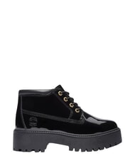 TIMBERLAND STONE STREET Wasserdichter Lederstiefeletten schwarzes Lackleder - Damenschuhe - 5