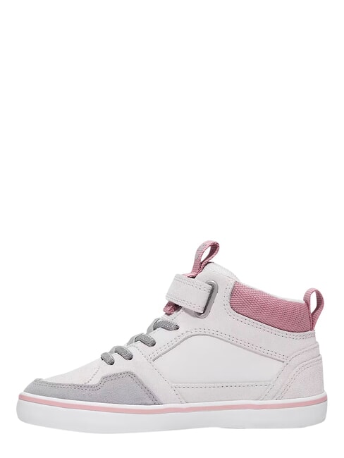 STONE JUMP MID Sneaker aus gemischtem Leder hellgraues Wildleder - Kinderschuhe