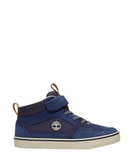 TIMBERLAND STONE JUMP MID Sneaker aus gemischtem Leder dunkelblau - Kinderschuhe - 4