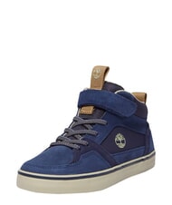TIMBERLAND STONE JUMP MID Sneaker aus gemischtem Leder dunkelblau - Kinderschuhe - 6