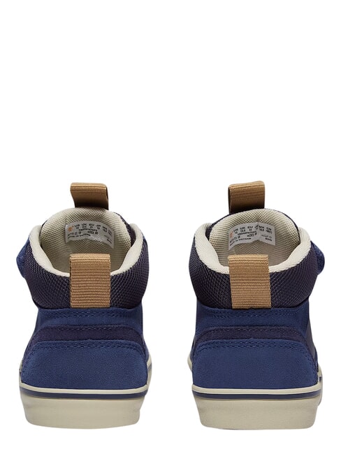 STONE JUMP MID Sneaker aus gemischtem Leder dunkelblau - Kinderschuhe
