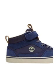 TIMBERLAND STONE JUMP MID Sneaker aus gemischtem Leder dunkelblau - Kinderschuhe - 9