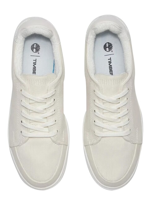 EMERSON STREET Sneaker aus gemischtem Leder Wei&szlig; - Damenschuhe