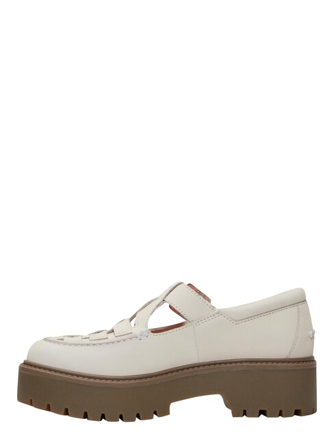 STONE STREET BUCKLE Plateauschuh aus Leder nat&uuml;rliches Nubukleder - Damenschuhe