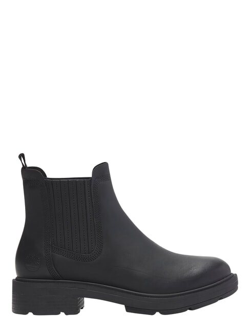BRIMFIELD Niedrige Lederstiefeletten schwarzes Vollkorn - Damenschuhe