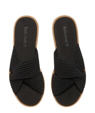 TIMBERLAND CALISTA BAY Sandalen aus Ledermix schwarzer Strick - Damenschuhe - 5