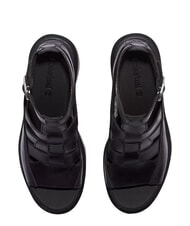 TIMBERLAND ALLINGTON Hohe Fischer-Sandale schwarzes Vollkorn - Damenschuhe - 5