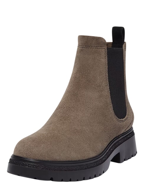 CAMBRIA VALLEY Lederstiefelette mittelgraues Wildleder - Damenschuhe