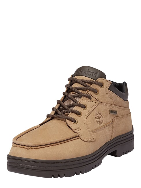 HERITAGE Lederstiefelette d beige nubuck w dk brn - Herrenschuhe