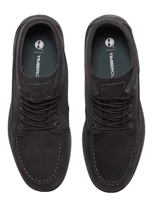 BRITTON MILLS Lederstiefel schwarzes Wildleder - Herrenschuhe