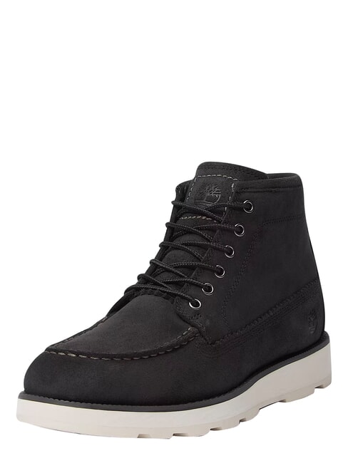 BRITTON MILLS Lederstiefel schwarzes Wildleder - Herrenschuhe