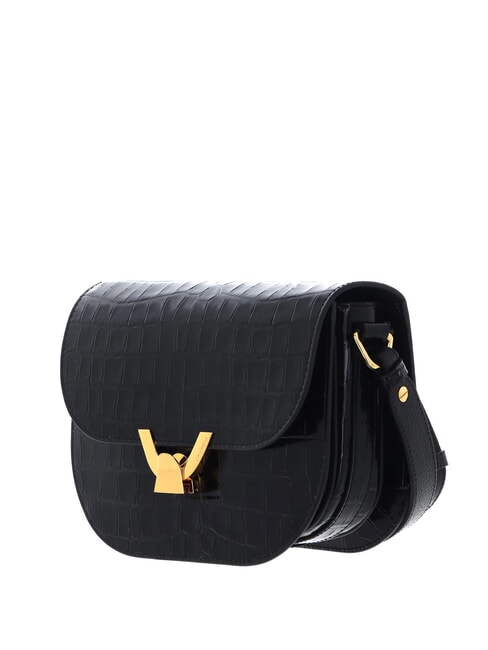 CAMPIONARIO - DEW CROCO SHINY SOFT Mini-Schultertasche Schwarz - Damentaschen