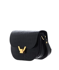COCCINELLE CAMPIONARIO - DEW CROCO SHINY SOFT Mini-Schultertasche Schwarz - Damentaschen - 2
