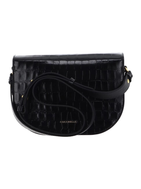 CAMPIONARIO - DEW CROCO SHINY SOFT Mini-Schultertasche Schwarz - Damentaschen