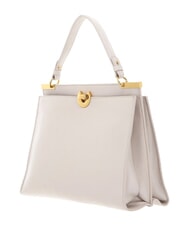 COCCINELLE CAMPIONARIO - BINXIE Handtasche mit Schulterriemen LAMMLEDER WEI&szlig; - Damentaschen - 2