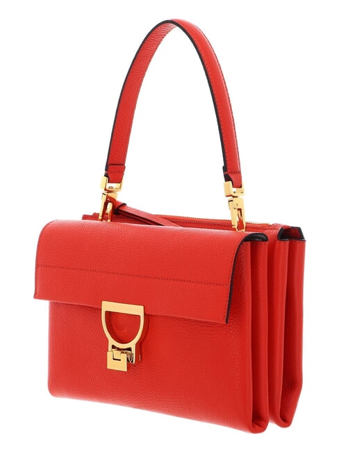 CAMPIONARIO - ARLETTIS SIGNATURE Ledertasche mit Logo-Schultergurt Gazpacho - Damentaschen