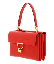 COCCINELLE CAMPIONARIO - ARLETTIS SIGNATURE Ledertasche mit Logo-Schultergurt Gazpacho - Damentaschen - 2