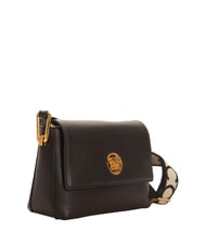 COCCINELLE CAMPIONARIO - LIYA SIGNATURE Schultertasche aus geh&auml;mmertem Leder Schwarz - Damentaschen - 2