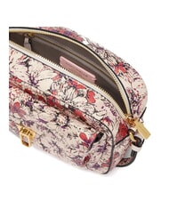 COCCINELLE CAMPIONARIO - BEAT FLOWER PR Mini-Schultertasche mehrfarbiges Cremerosa - Damentaschen - 3