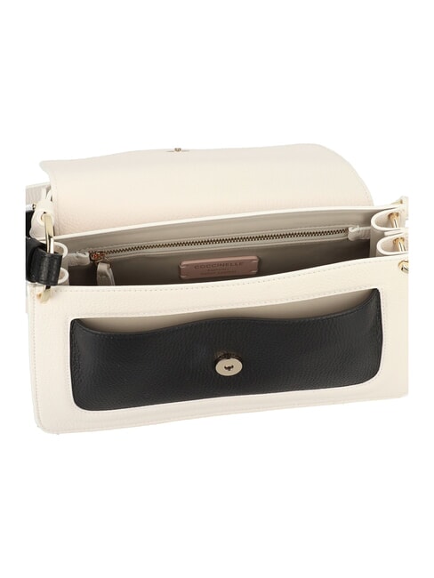 CAMPIONARIO - C-ME BICOLOR Schultertasche mit Schultergurt wei&szlig;/schwarz - Damentaschen