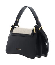 COCCINELLE CAMPIONARIO - C-ME CANVAS Handtasche mit Schulterriemen natur / schwarz - Damentaschen - 3