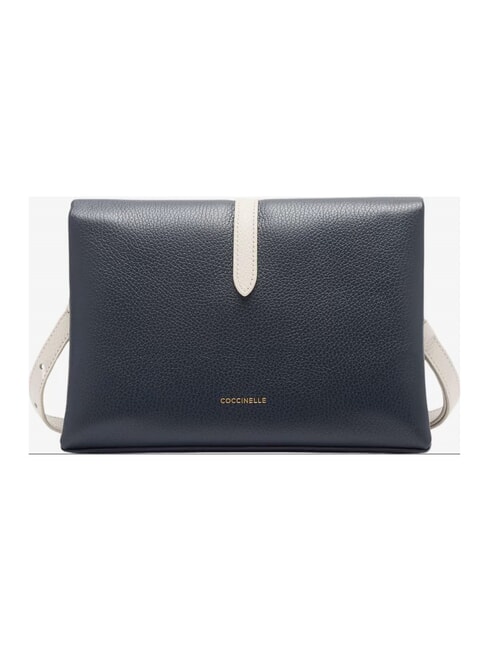 CAMPIONARIO - DORIAN BICOLOR Schultertasche aus Leder midnig.b/blanco - Damentaschen