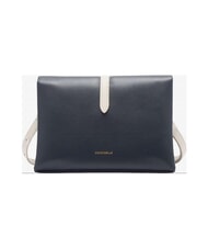 COCCINELLE CAMPIONARIO - DORIAN BICOLOR Schultertasche aus Leder midnig.b/blanco - Damentaschen - 3