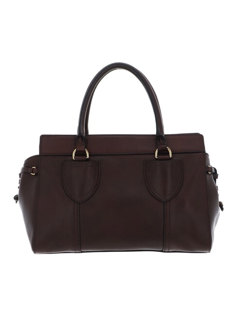 CAMPIONARIO - YORK VINTAGE Handtasche mit Schulterriemen brauner Fondant - Damentaschen