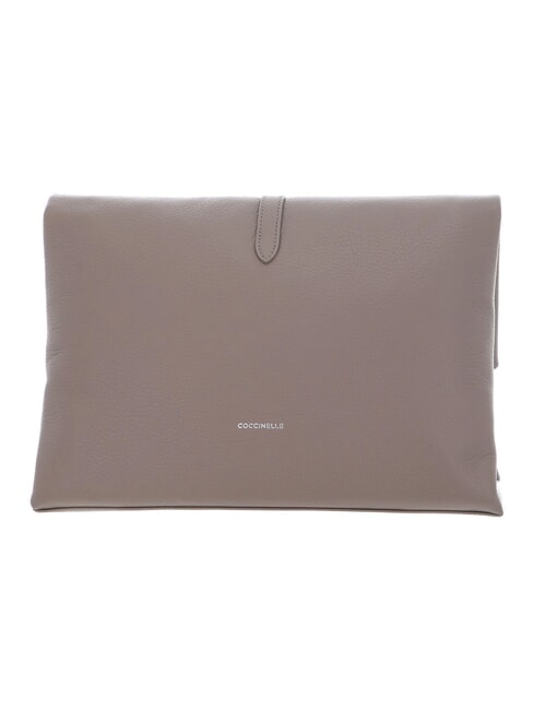 CAMPIONARIO - DORIAN Schultertasche, Leder warmes Taupe - Damentaschen
