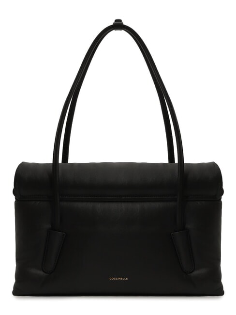 CAMPIONARIO - CHESTER PUFFY SMOOTH Umh&auml;ngetasche Schwarz - Damentaschen