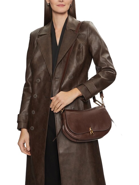 CAMPIONARIO - MAGIE VINTAGE Handtasche mit Schulterriemen brauner Fondant - Damentaschen