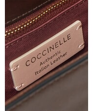 COCCINELLE CAMPIONARIO - MAGIE VINTAGE Handtasche mit Schulterriemen brauner Fondant - Damentaschen - 4