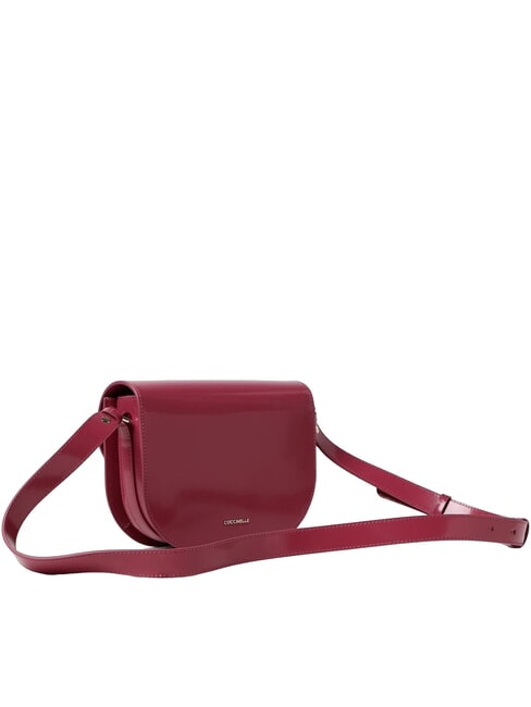 CAMPIONARIO - DEW SHINY CALF  Mini-Umh&auml;ngetasche aus Leder Rosenholz - Damentaschen