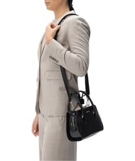 COCCINELLE CAMPIONARIO - LORD SHINY CALF Handtasche mit Schulterriemen Schwarz - Damentaschen - 2