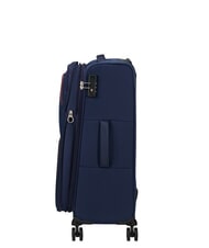 AMERICAN TOURISTER AIR WAVE Kabinen- + Mittel- + Gro&szlig;-Trolley-Set marineblau/orange - Trolleyset - 4