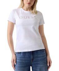 GUESS STUDS SCRIPT Kurzarm-T-Shirt - T-Shirts und Tops f&uuml;r Damen