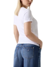 GUESS STUDS SCRIPT Kurzarm-T-Shirt purwei&szlig; - T-Shirts und Tops f&uuml;r Damen - 3
