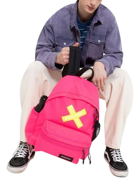 PADDED ZIPPL'R + Rucksack kr&auml;ftiges Siebdruckrosa - Rucks&auml;cke f&uuml;r Schule &amp; Freizeit