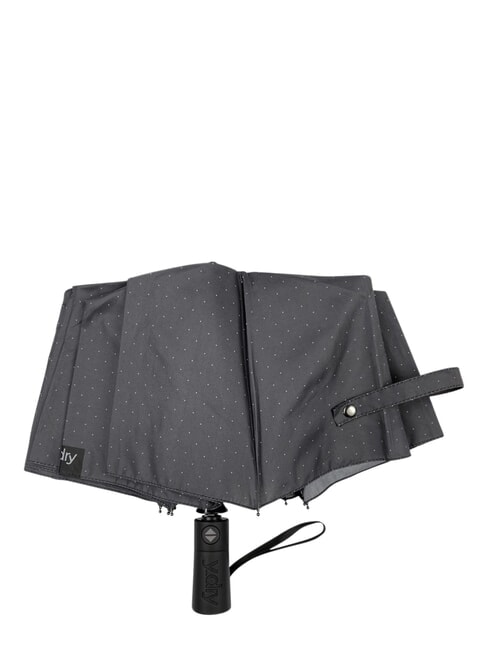 DANDY Automatischer Faltregenschirm dunkelschwarze Punkte - Regenschirme