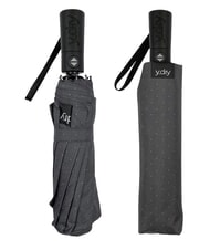 YDRY DANDY Automatischer Faltregenschirm dunkelschwarze Punkte - Regenschirme - 5