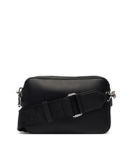 CALVIN KLEIN SIGNATURE LOGO STRAP Kameratasche mit Doppelfunktion Schwarz / gl&auml;nzendes Nickel - Damentaschen - 4