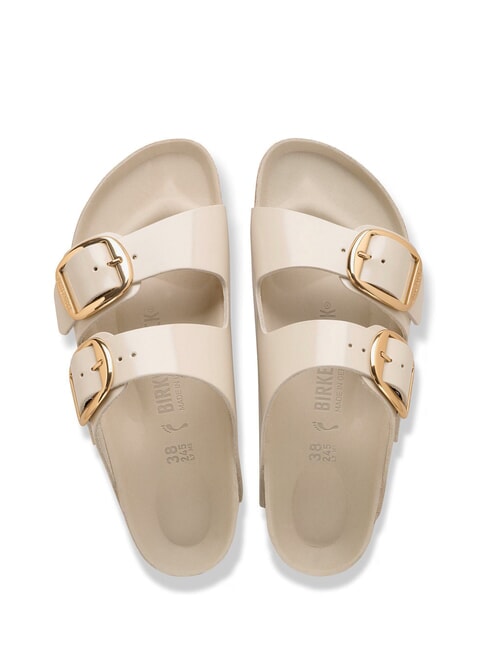 ARIZONA BIG BUCKLE  Ledersandalen Glanzauster - Damenschuhe