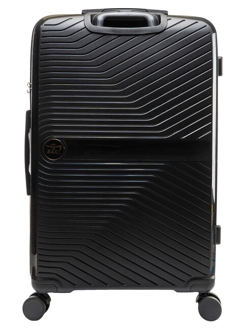 SLIDE Gro&szlig;er, erweiterbarer Trolley Schwarz - Harte Trolleys