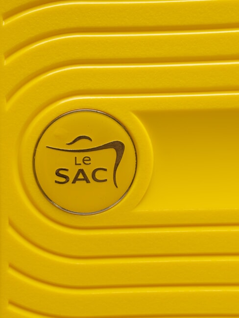 SLIDE Gro&szlig;er, erweiterbarer Trolley hellgelb - Harte Trolleys