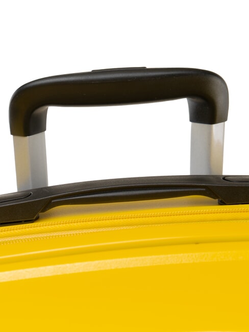 SLIDE Gro&szlig;er, erweiterbarer Trolley hellgelb - Harte Trolleys