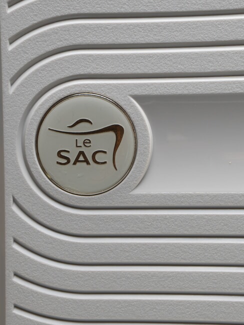 SLIDE Gro&szlig;er, erweiterbarer Trolley hellgrau - Harte Trolleys