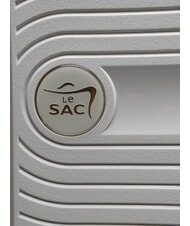 LESAC SLIDE Gro&szlig;er, erweiterbarer Trolley hellgrau - Harte Trolleys - 6