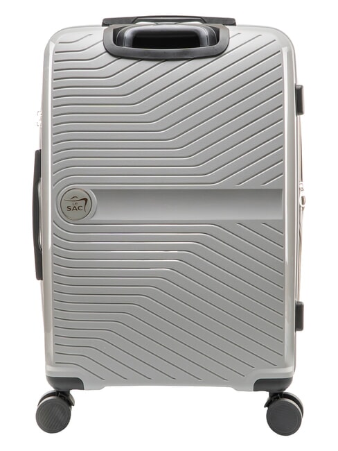 SLIDE Mittlerer Trolley, ausziehbar hellgrau - Harte Trolleys