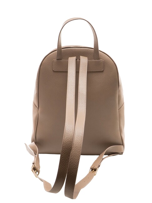 JINNY Lederrucksack warmes Taupe - Damentaschen